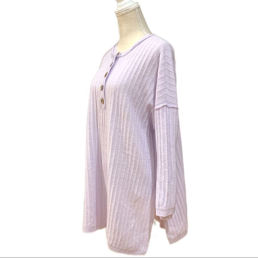 NWT Free People Around the Clock  Comfy Oversized Tunic Sweater - Picture 4 of 7